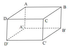 Đề: Hình hộp chữ nhật ABCD.A’B’C’D’ có diện tích các mặt ABCD, ABB’A’, ADD’A’ lần lượt bằng (20c{m^2},28c{m^2},35c{m^2}.) Tính thể tích khối hộp ABCD.A’B’C’D’. 1