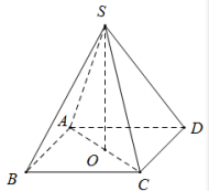 Đề: Cho hình chóp tứ giác đều S.ABCD có tất cả các cạnh đều bằng a. Tìm bán kính R của mặt cầu ngoại tiếp hình chóp S.ABCD. 1