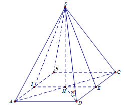 Đề: Cho hình chóp tứ giác S.ABCD có đáy là hình chữ nhật với (AB = a,AD = asqrt 3 .) Biết đỉnh S cách đều các đỉnh A, B, C và góc giữa cạnh SD và mặt đáy bằng (60^circ .) Tính thể tích khối chóp S.ABCD theo a. 1