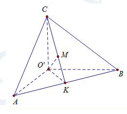 Đề: Trong không gian với hệ trục tọa độ Oxyz, cho ba đường thẳng({d_1}:left{ begin{array}{l}x = 1\y =  - 1\z = {t_1}end{array} right.,{d_2}:left{ begin{array}{l}x = {t_2}\y =  - 1\z = 0end{array} right.,{d_3}:left{ begin{array}{l}x = 1\y = {t_3}\z = 0end{array} right..) Viết phương trình mặt phẳng đi qua M(1;2;3) và cắt ba đường thẳng ({d_1},{d_2},{d_3})lần lượt tại A, B, C sao cho M là trực tâm tam giác ABC. 1