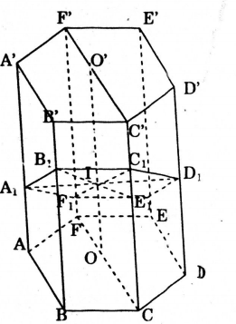 Đề: Cho hình lăng trụ lục giác đều có cạnh đáy bằng a, cạnh bên bằng 2a. Tính bán kính R của mặt cầu ngoại tiếp lăng trụ. 1