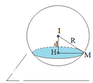 Đề: Trong không gian với hệ tọa độ Oxyz, cho mặt cầu (S) có tâm I thuộc đường thẳng (Delta :frac{x}{1} = frac{{x + 3}}{1} = frac{z}{2}) . Biết rằng mặt cầu (S) có bán kính bằng (2sqrt{2}) và cắt mặt phẳng (Oxz) theo một đường tròn có bán kính bằng 2. Tìm tọa độ tâm I. 1