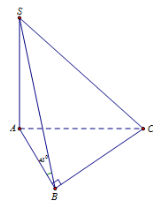 Đề: Cho hình chóp S.ABC có đáy là hình tam giác vuông cân tại B và SA vuông với (ABC). Biết (AC = 3asqrt 2 ) và góc giữa mặt phẳng (SBC) và (ABC) bằng 45o. Tính thể tích V của khối chóp S.ABC. 1
