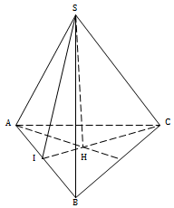 Đề: Tổng khoảng cách từ một điểm trong bất kì của khối tứ diện đều cạnh a đến tất cả các mặt của nó bằng 1