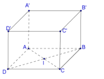 Đề: Cho hình hộp chữ nhật ABCD.A′B′C′D′ có (AB=AD=2a, AA' = 3sqrt 2 a.)   Tính điện tích toàn phần S của hình trụ có hai đáy lần lượt ngoại tiếp hai đáy của hình hộp chữ nhật đã cho. 1